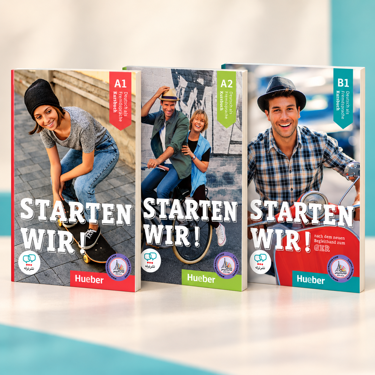 پک کامل آموزشی زبان آلمانی Starten Wir A1 - A2 - B1