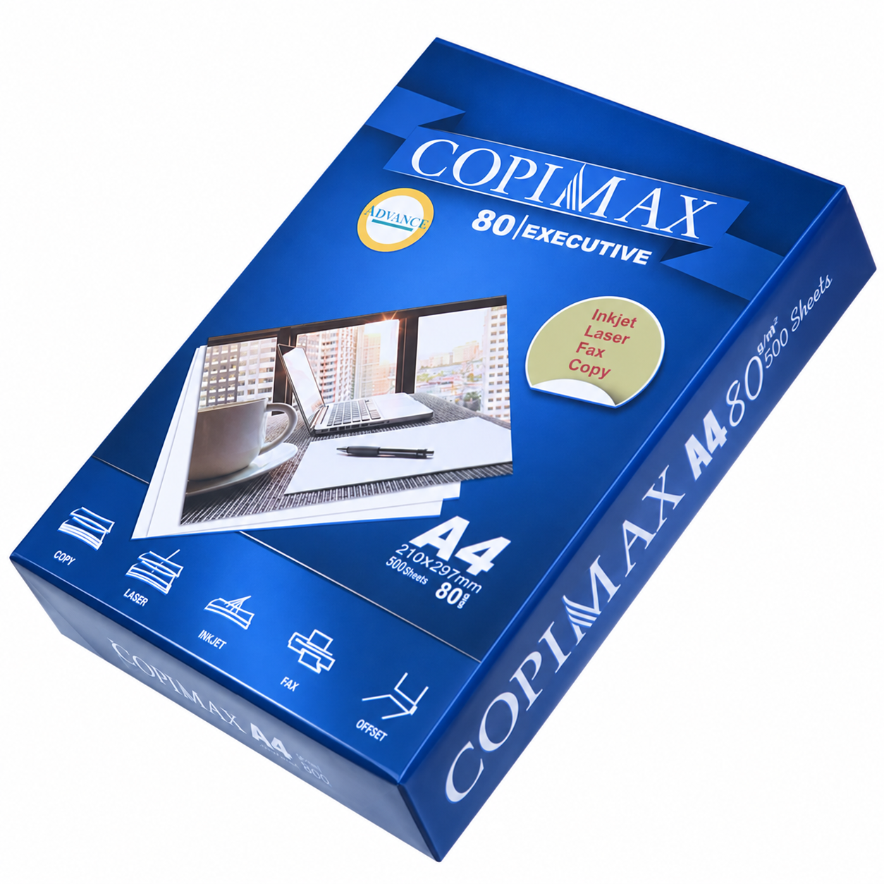 کاغذ A4 کپی مکس مدل Advance بسته 500 عددی