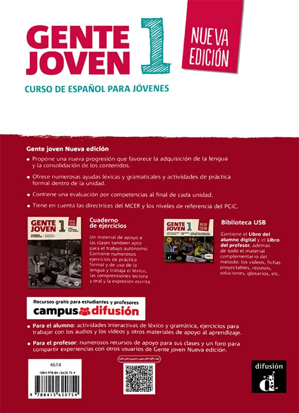 کتاب اسپانیایی Gente Joven 1 Nueva edicion