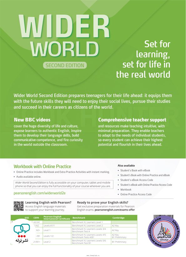 کتاب انگلیسی Wider World 2 2nd Edition