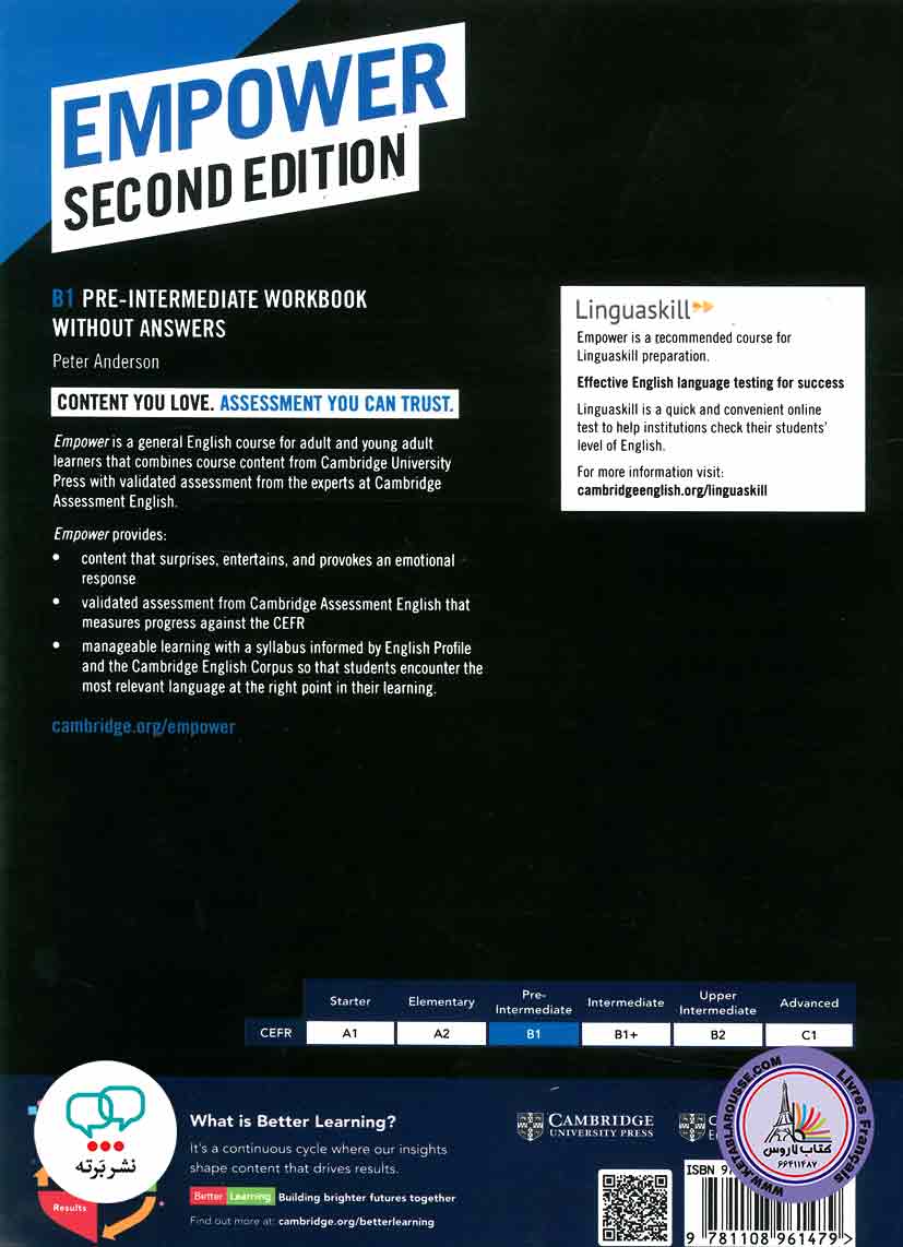 کتاب انگلیسی کمبریج انگلیش ایمپاور Cambridge English Empower B1 Pre intermediate 2nd