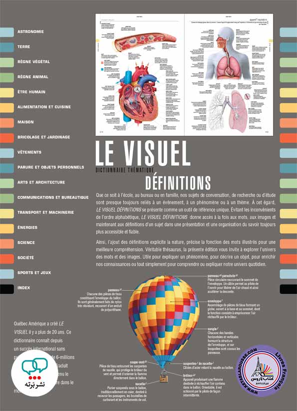 کتاب فرانسوی Le Visuel Definitions